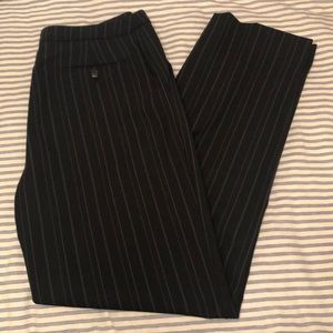 Valerie Stevens vintage black pinstripe trousers
